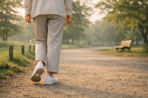 歩いている写真