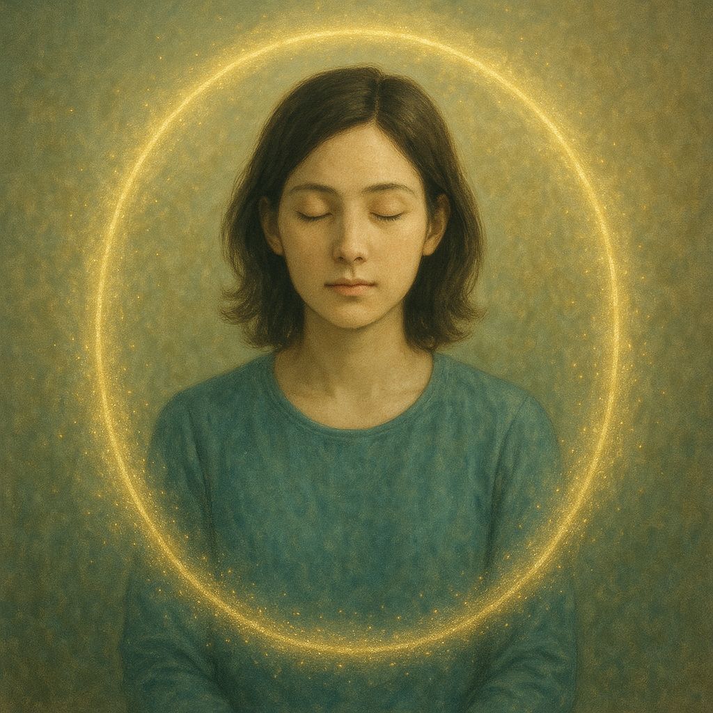 優しさと自己犠牲の境を表す光のイメージ