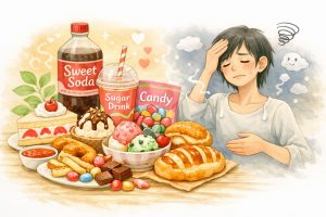 甘い物を控えているイメージ