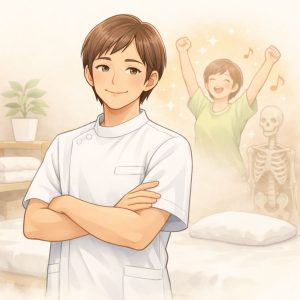 整体師が自分の施術を信じているイメージ