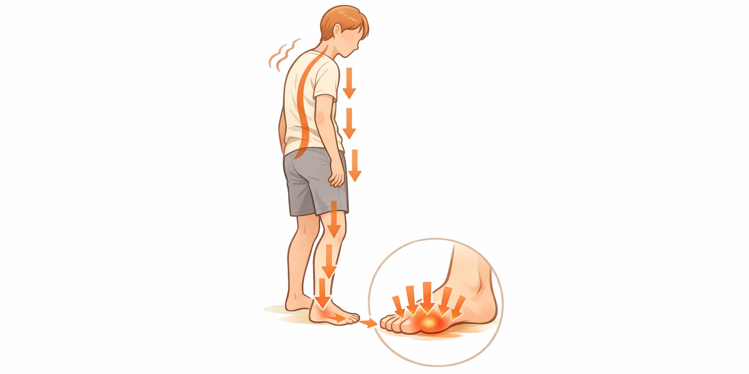 身体全体のバランスの崩れ