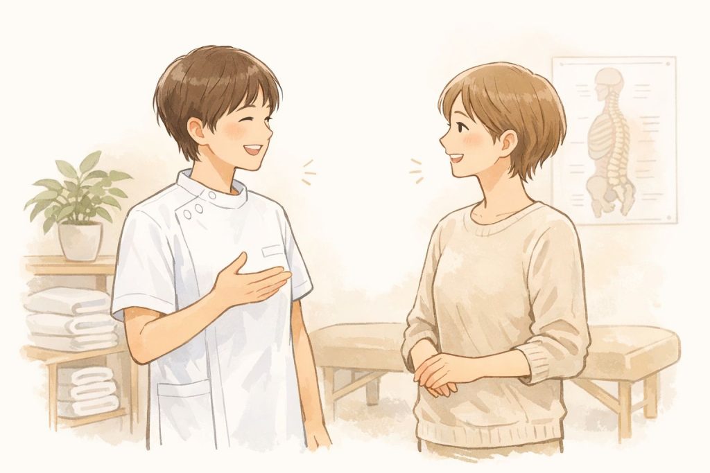 整体師とお客さんの関係が自然なイメージ