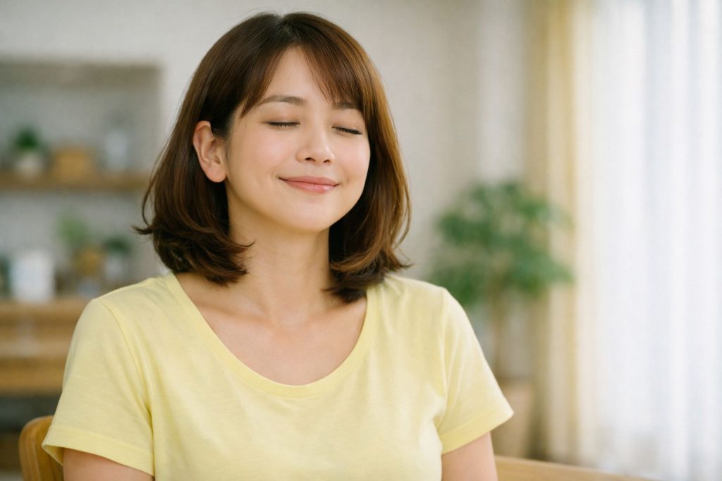 身体が安心しているイメージ