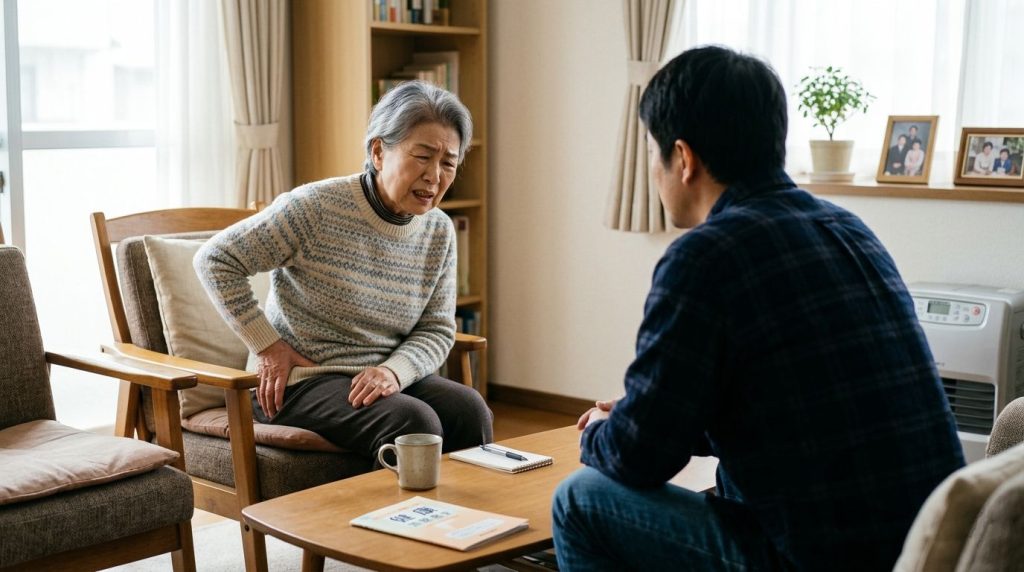 股関節の痛みの相談のイメージ