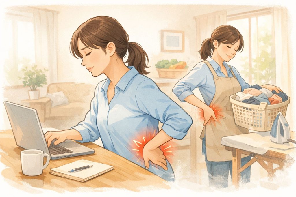 頑張り続けいるので痛いイメージ