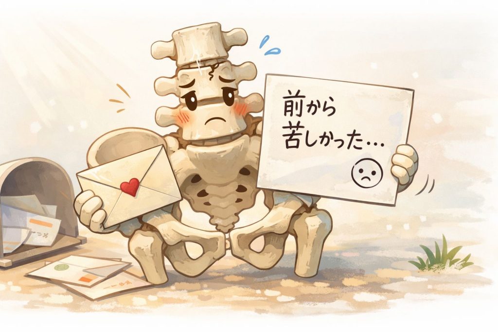 身体からの手紙のイメージ